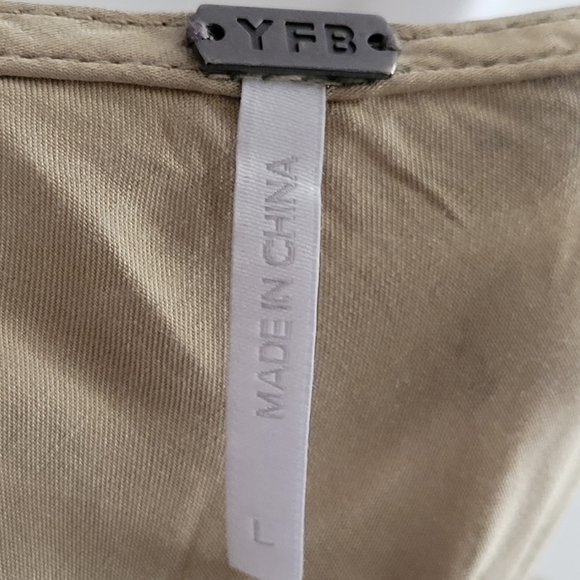 Young Fabulous & Broke Evie Satin Slip Dress in Toffee Caramel Bronze L … - Picture 12 of 14